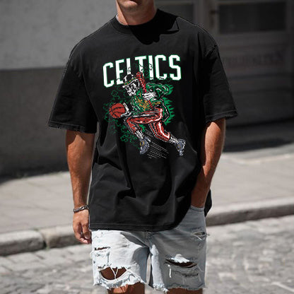 Men‘s Boston Celtics Casual Cotton T-Shirts