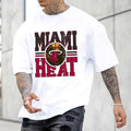 Men's Miami Heat Streetwear Cotton T-Shirts