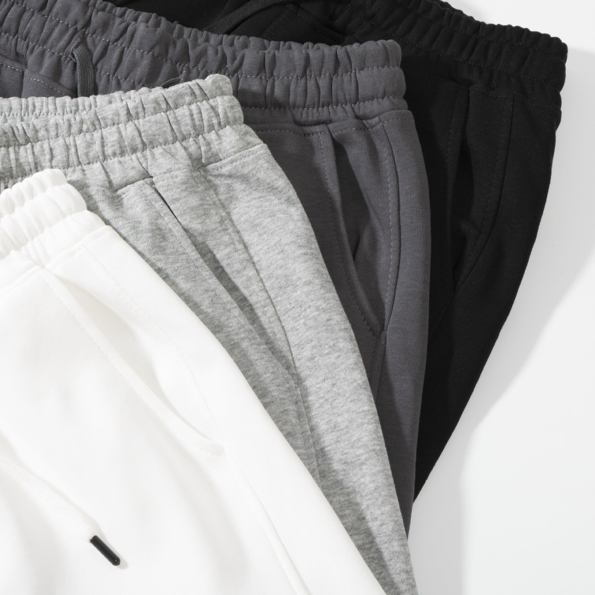 Men's White Color Sweatpants – Soft Cotton Joggers for Workout, Training & Everyday Wear