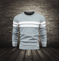 Striped Color-block Men's Sweater